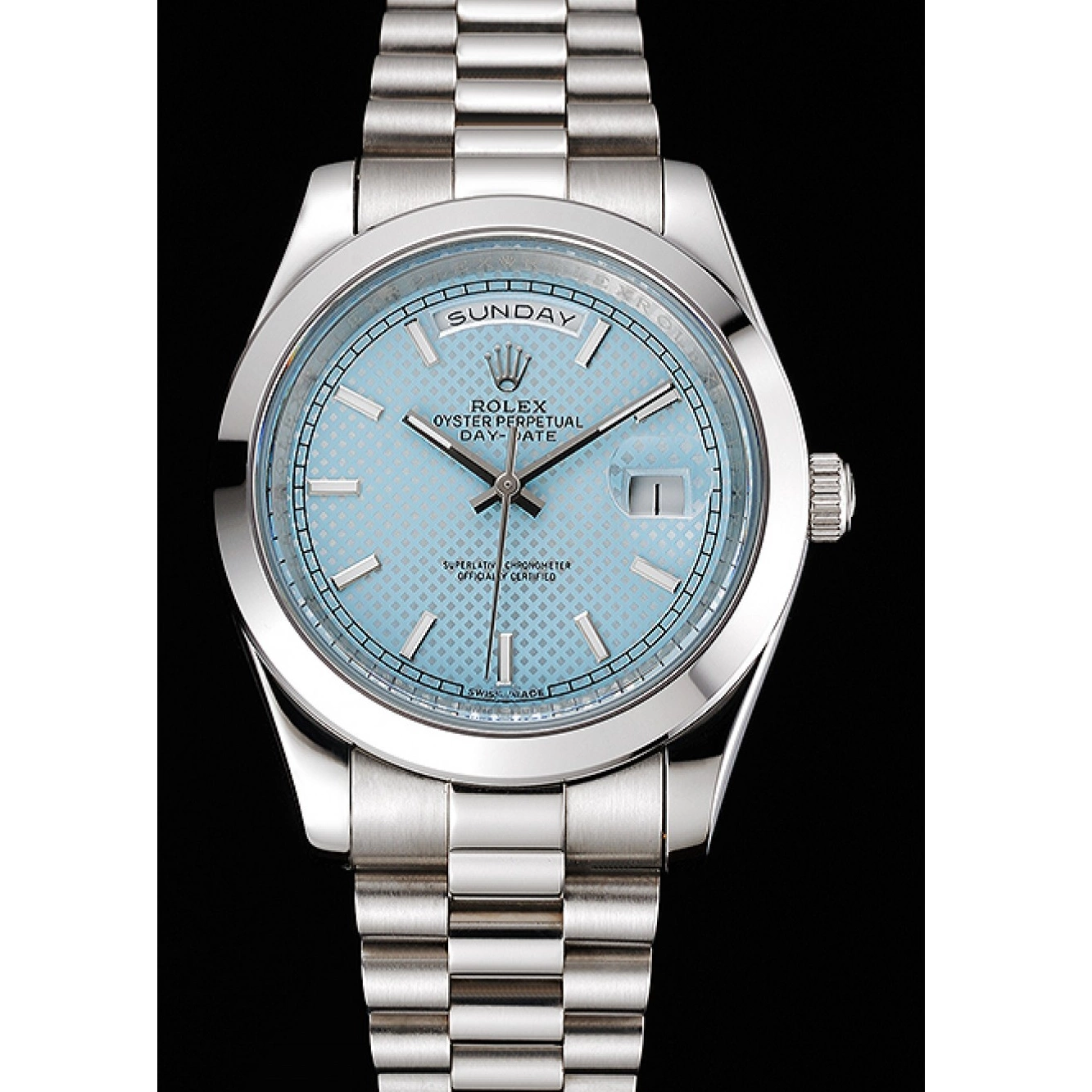 Good Copy Rolex Watches And Case Blue Date 40 Steel Rolex Stainless Ice Day Dial Bracelet 0518